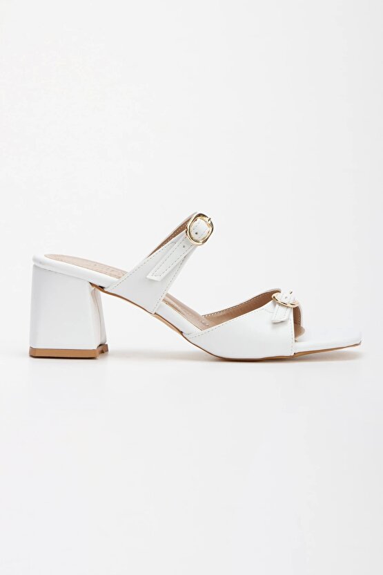 Kadın Kalın Topuklu Terlik