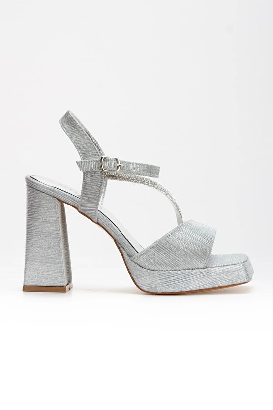 Kadın Platformlu Gece Ayakkabısı taşlı