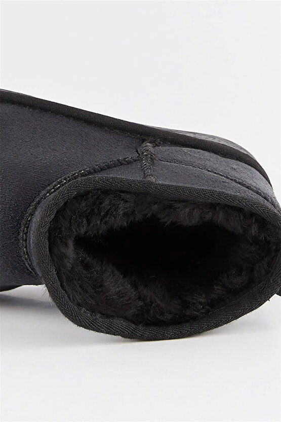 Kadın Kısa Ugg Modeli Siyah