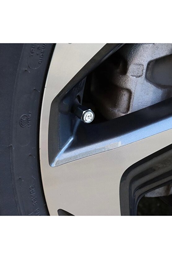 MC34273 Logolu Metal Universal Sibop Kapağı 4 Adet