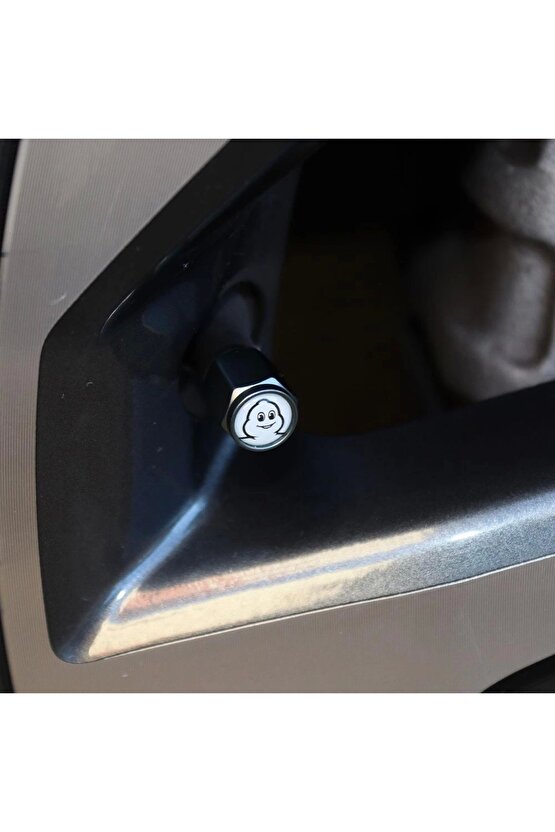 MC34273 Logolu Metal Universal Sibop Kapağı 4 Adet