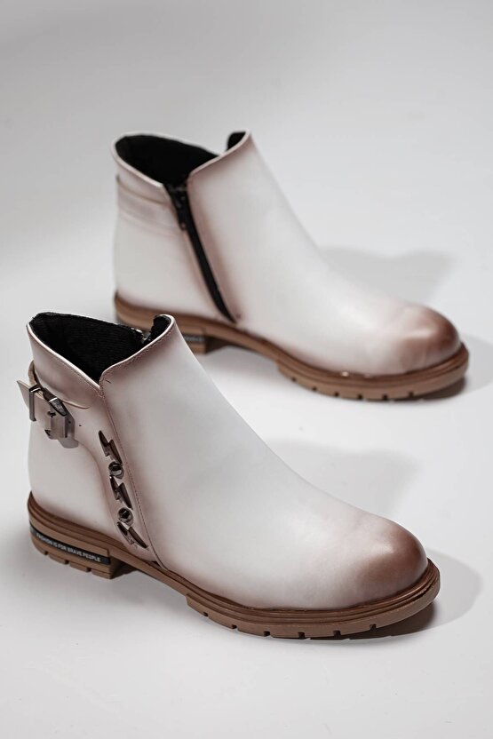 Kadın Günlük Bot Beyaz