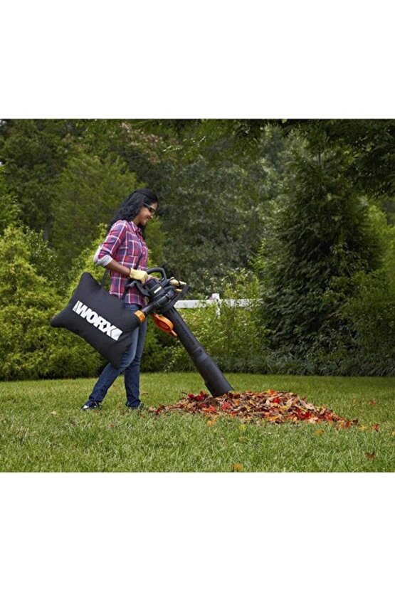 WG583E 40Volt 4.0Ah. Li-ion Kömürsüz Profesyonel Yaprak Toplama ve Üfleme