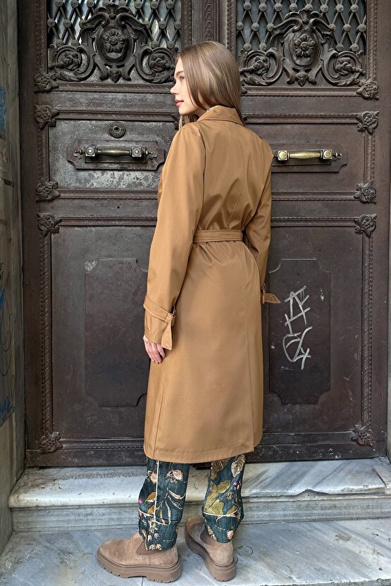 Kruvaze Yaka Trençkot - 9270