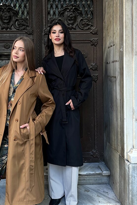 Kruvaze Yaka Trençkot - 9270