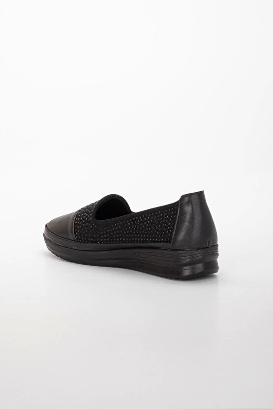 Kadın Günlük Klasık Su Geçirmez Içi Deri Spor Ayakkabı Önü Kaplı