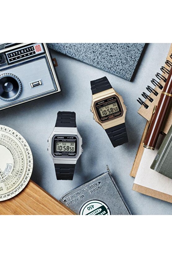 F-91WM-7ADF Retro Plastik Dijital Erkek Kol Saati