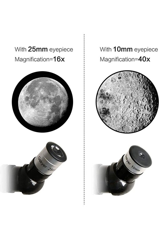 Profesyonel Çantalı Astronomik Teleskop 150x Yakınlaştırma 400x70 Ay Yıldız Doğa Gözlem+Ay Filtresi