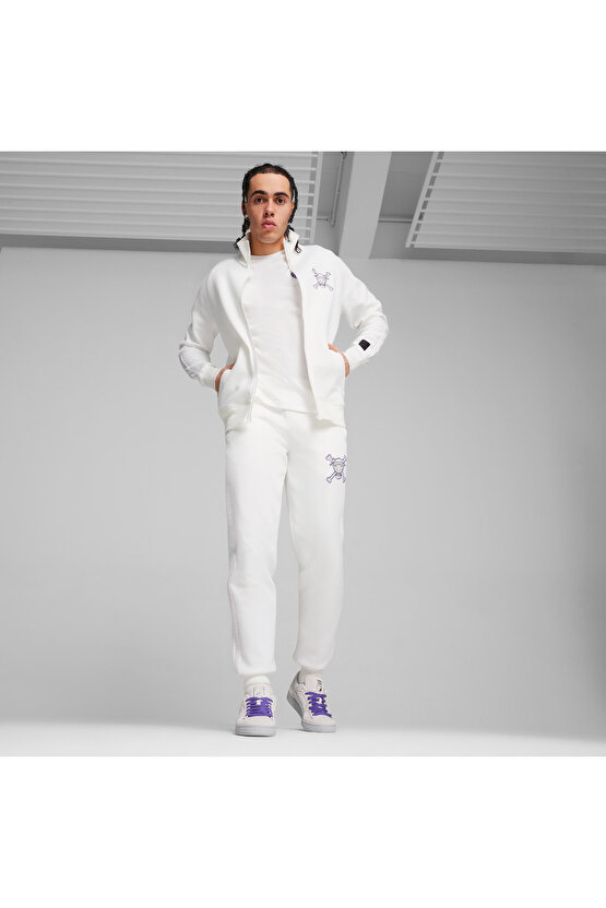 X One Piece T7 Erkek Beyaz Eşofman Altı