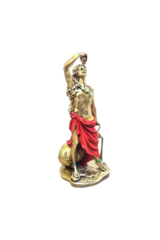 Bacchus (Dionysos) Şarap Tanrısı Heykeli – 28 cm El Yapımı Mitolojik Dekor