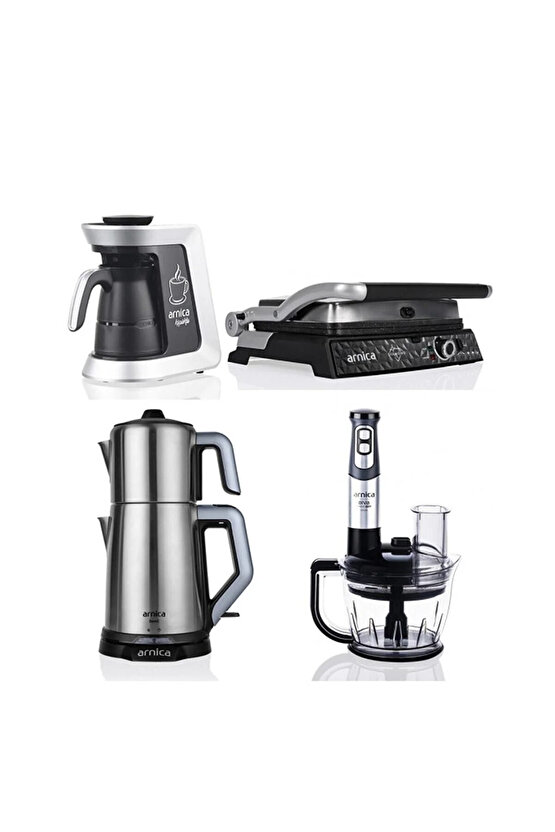 Inox 4lü Elektrikli Çeyiz Seti ST90009