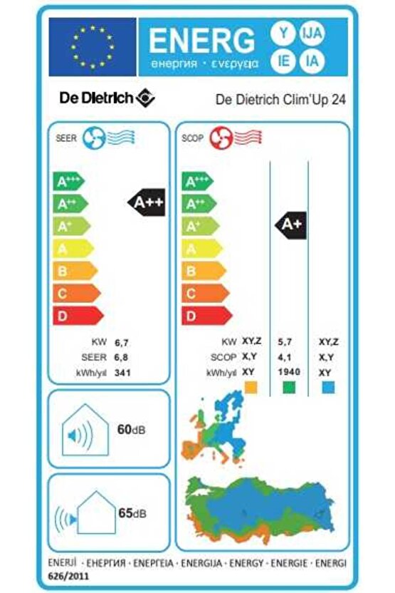 (Baymak) Clim’Up İnovent 24000 Btu A++ İnverter Klima