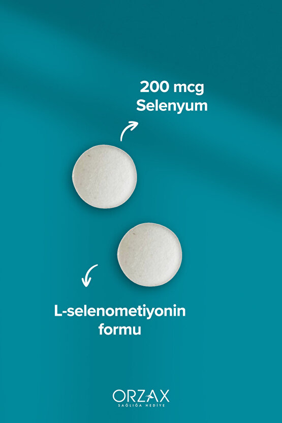 Orzax Selenyum 200mcg 60 Tablet