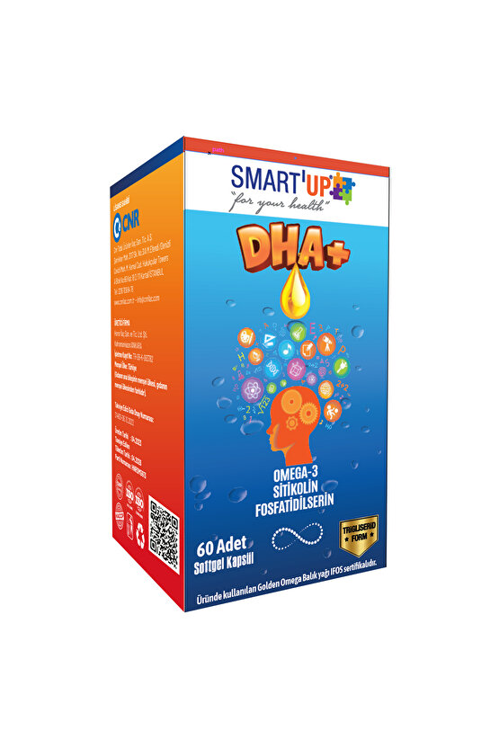 Sitikolin Dha Omega 3 Ve Fosfatidilserin Iceren Balık Yağı B12 ( 60 Kapsül )
