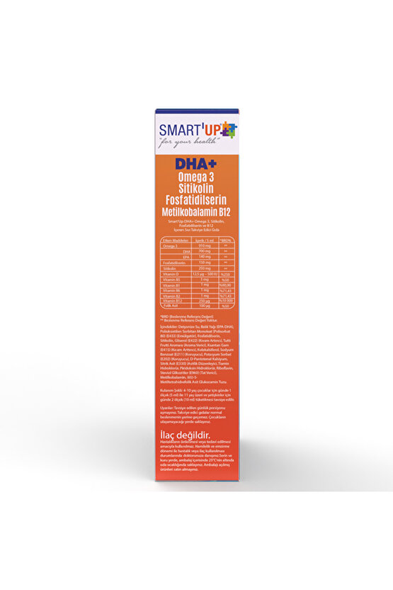 Sitikolin Dha Omega 3 Ve Fosfatidilserin Iceren Balık Yağı B12 ( 200 ml )