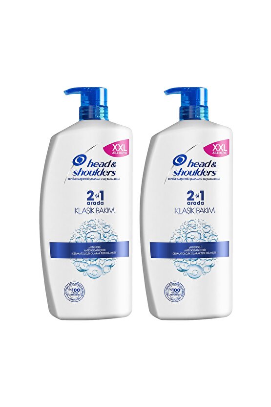 Head & Shoulders 2si 1 Arada Şampuan Klasik Bakım 2*800 ml