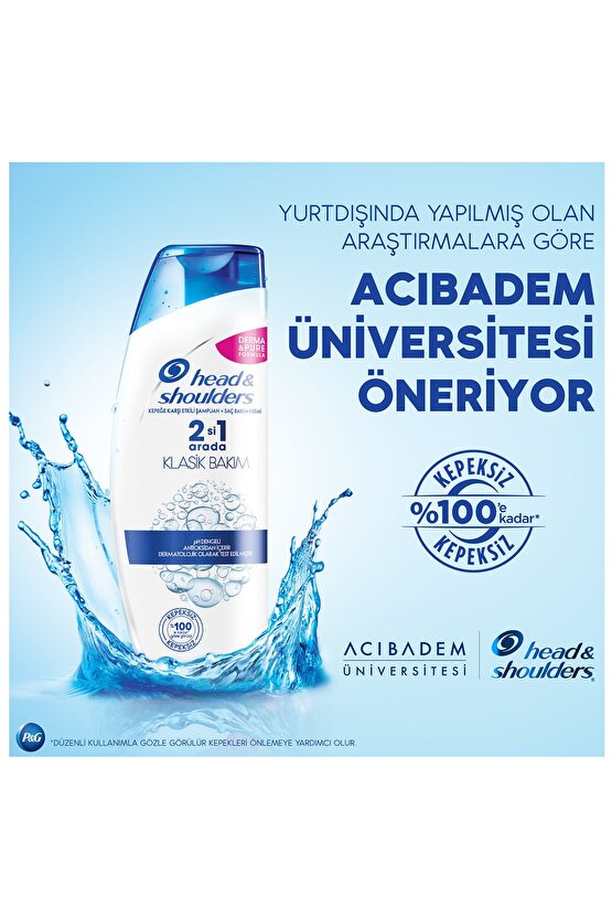 Head & Shoulders 2si 1 Arada Şampuan Klasik Bakım 2*800 ml
