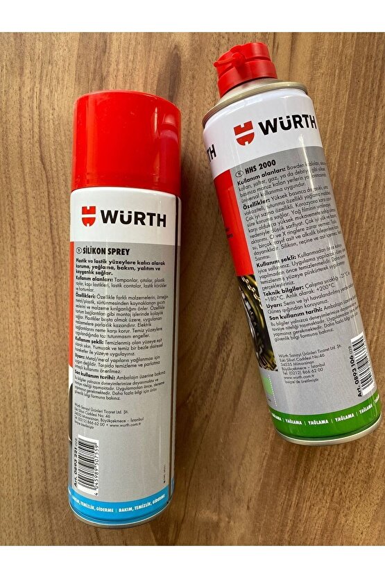 Silikon Sprey 500ml+yağlama Spreyi Hhs2000 500ml