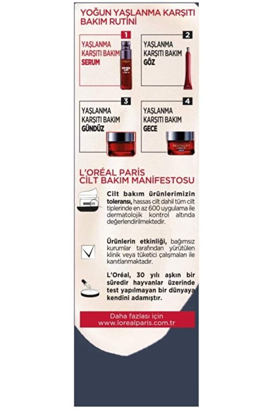 Loréal Paris Revitalift Lazer X3 Yoğun Yaşlanma Karşıtı Bakım Serum 30 ml