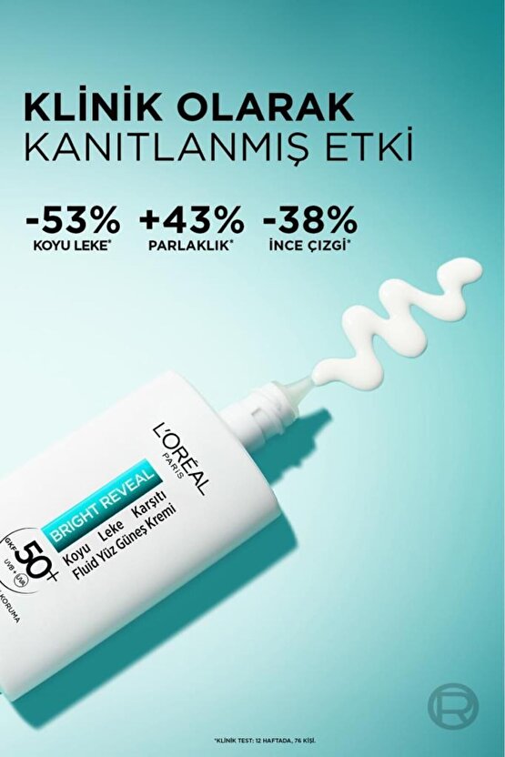 False Lash Telescopic Fiber Maskara & Bright Reveal Spf 50+ Koyu Leke Karşıtı Günlük Yüz Güneş Kremi