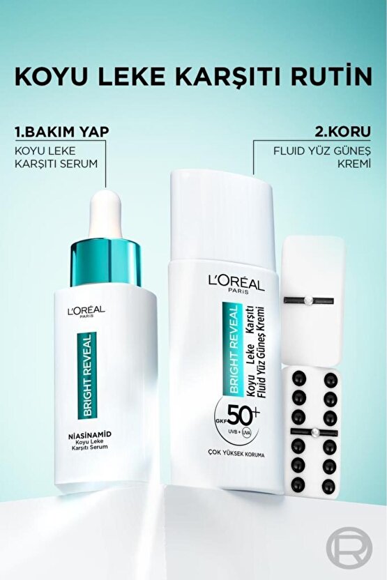 2li Bright Reveal Koyu Leke Karşıtı 50+ SPF Güneş Koruyucu Yüz Kremi Seti