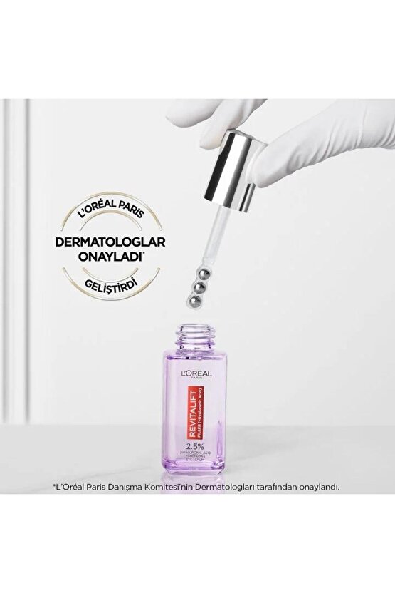 3 Adet Loreal Paris Revitalift Filler Göz Serumu 20 ml ve ROSIE