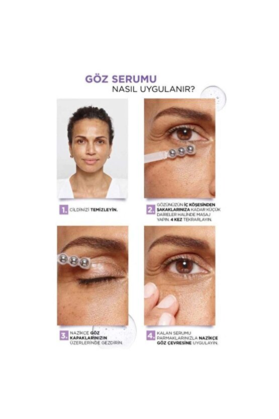 Loréal Paris Revitalift Filler Aydınlatıcı Göz Serumu %2.5 20ml