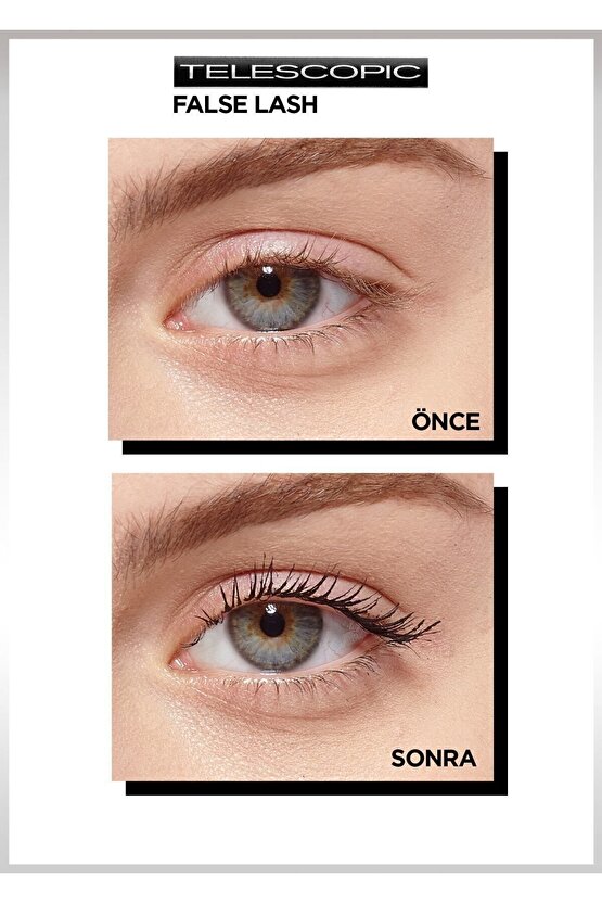 Paris False Lash Telescopic Fiber Siyah Maskara