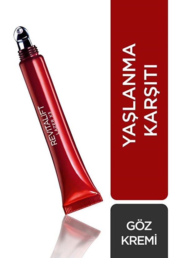 Revitalift Lazer X3 Yoğun Yaşlanma Kırışıklık Karşıtı 4lü Cilt Bakım Seti