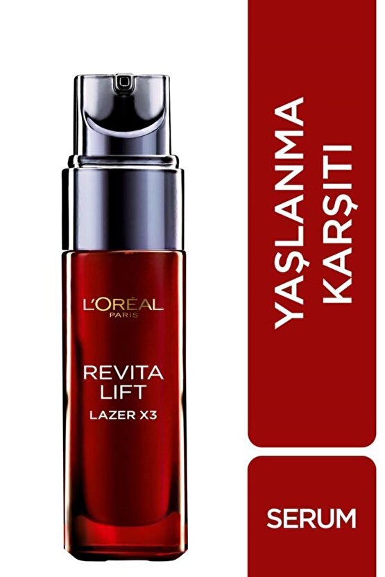 Revitalift Lazer X3 Yoğun Yaşlanma Kırışıklık Karşıtı 4lü Cilt Bakım Seti