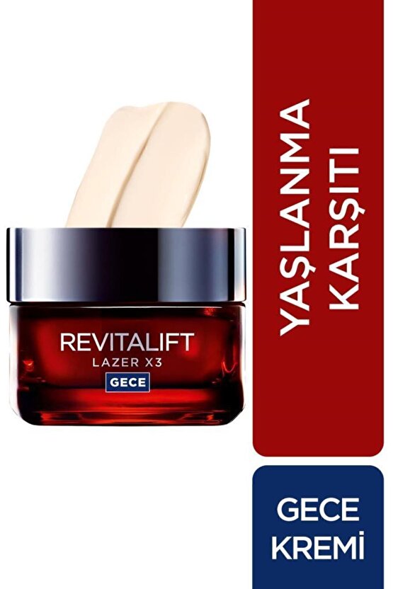 Revitalift Lazer X3 Yoğun Yaşlanma Kırışıklık Karşıtı 4lü Cilt Bakım Seti