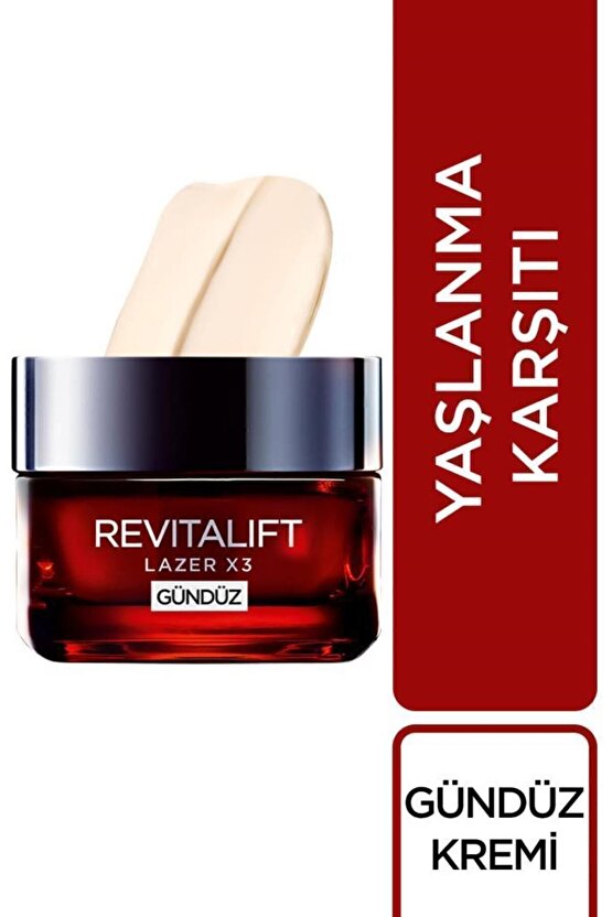 Revitalift Lazer X3 Yoğun Yaşlanma Kırışıklık Karşıtı 4lü Cilt Bakım Seti