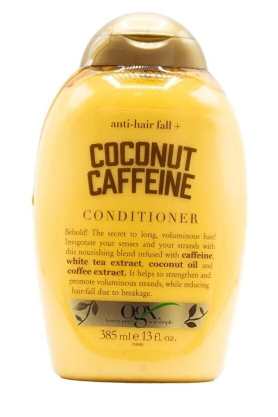 Coconut caffeine saç kremi