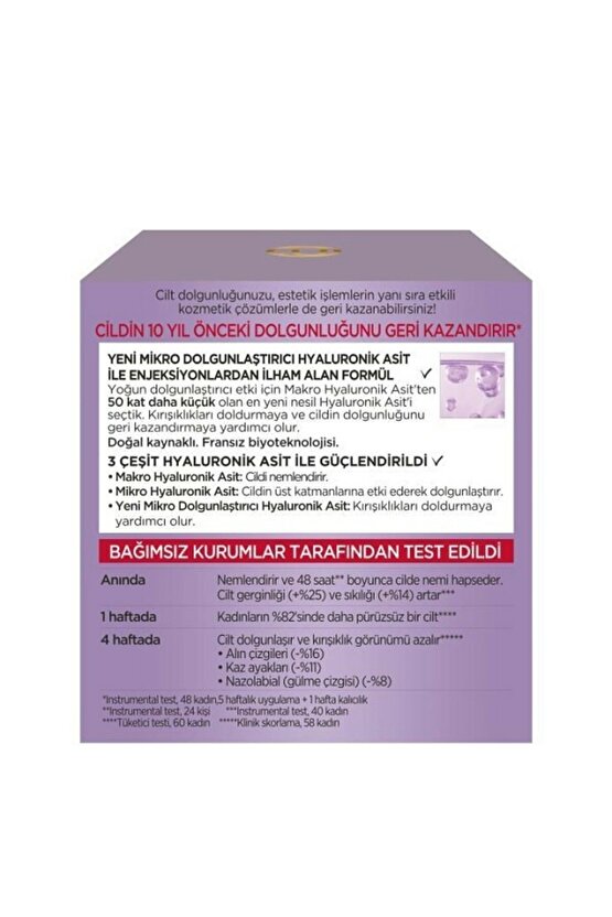 Revitalift Filler Hyaluronik Asit Yaşlanma Karşıtı Gündüz Kremi 50ml
