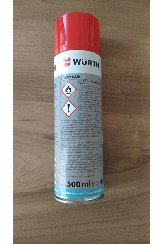 Activ Clean Araç Içi Aktif Temizleme Köpüğü 500 ml