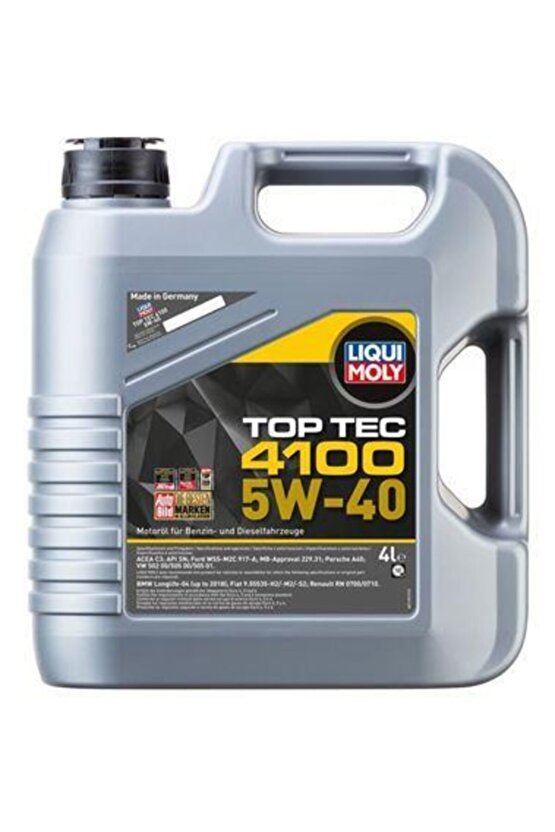Top Tec 4100 5w40 5 Litre Motor Yağı