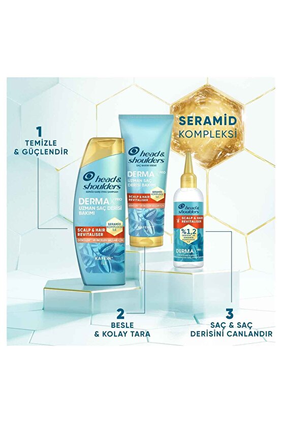 Dermaxpro Scalp & Hair Revitaliser Dökülme Ve Kepek Karşıtı Şampuan Kafein Ve Seramid