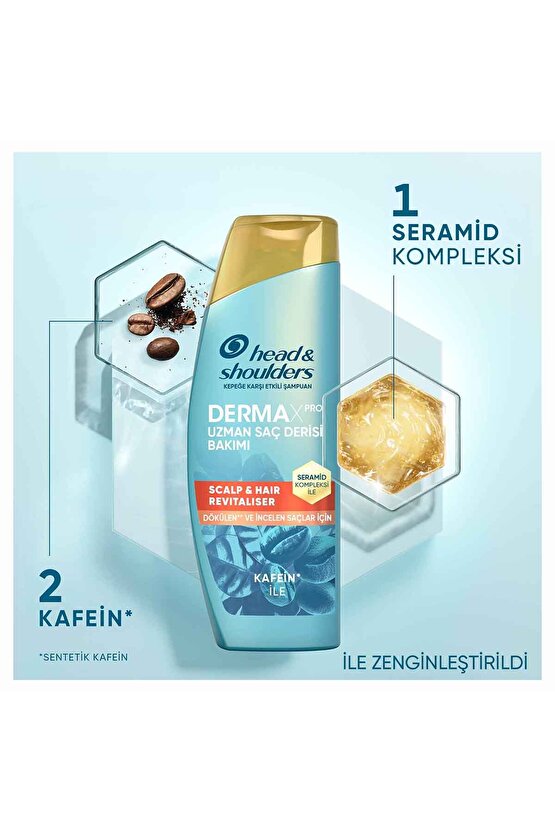 Dermaxpro Scalp & Hair Revitaliser Dökülme Ve Kepek Karşıtı Şampuan Kafein Ve Seramid
