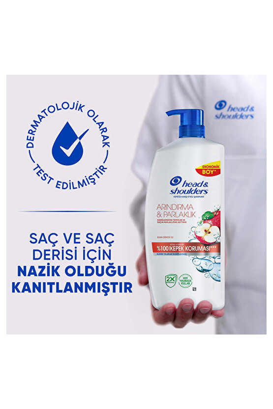 Arındırma&Parlaklık Kepeğe Karşı Etkili Şampuan 800 ml