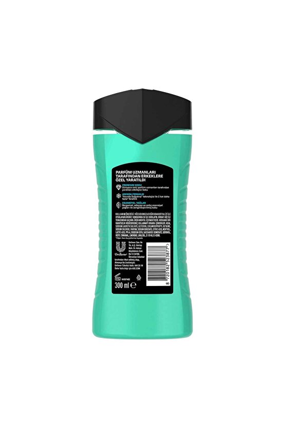 Premium Collection Duş Jeli Aqua Bergamot 3 In 1 Vücut Saç Yüz 300 ml X2