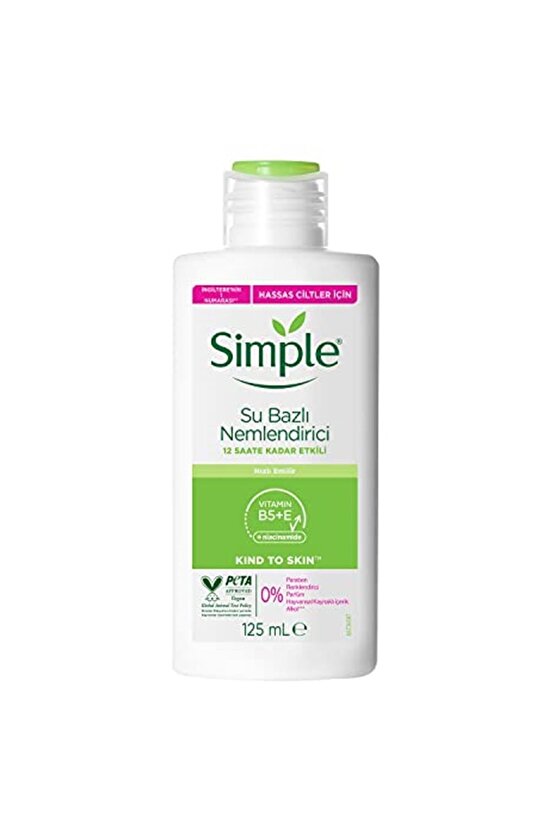 Kind To Skin Su Bazlı Nemlendirici 12 Saate Kadar Etklili Hassas Ciltler Için, 125 Ml