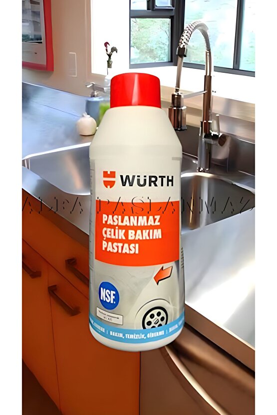 Paslanmaz Krom Çelik Bakım Pastası 400 gr Germany