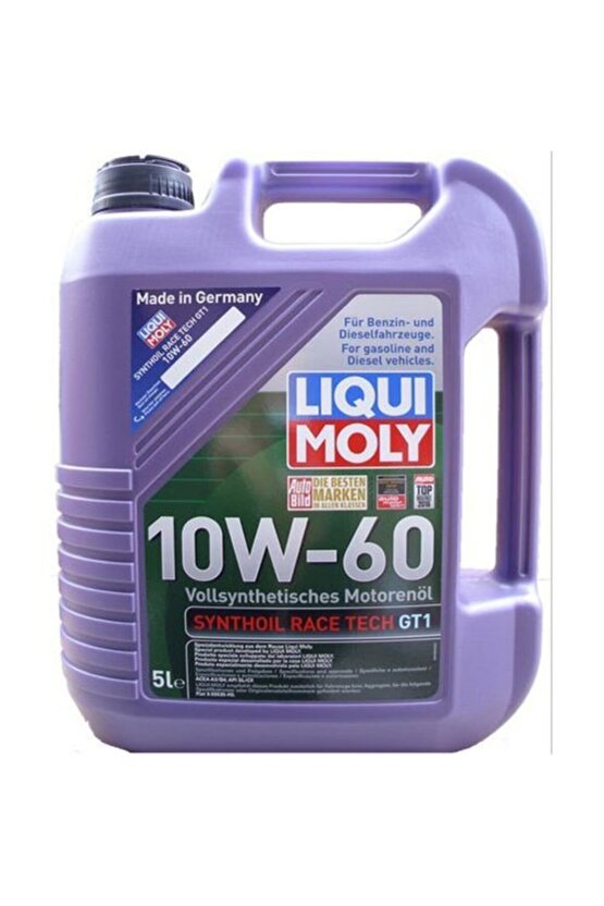 Synthoil Race Tech GT1 10W-60 Motor Yağı (5 Litre)