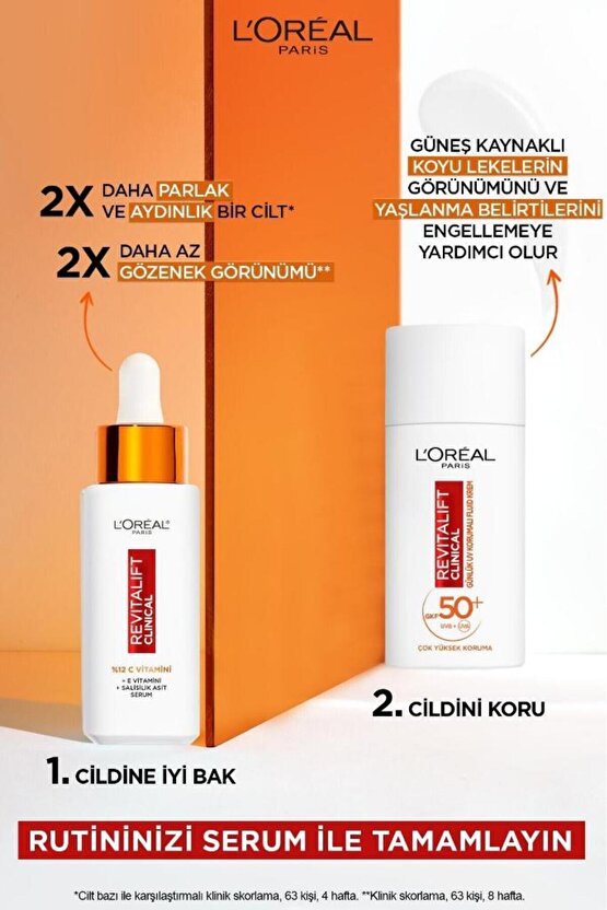 Loreal Uv Korumalı Spf 50 Yuz Gunes Kremı 50ml