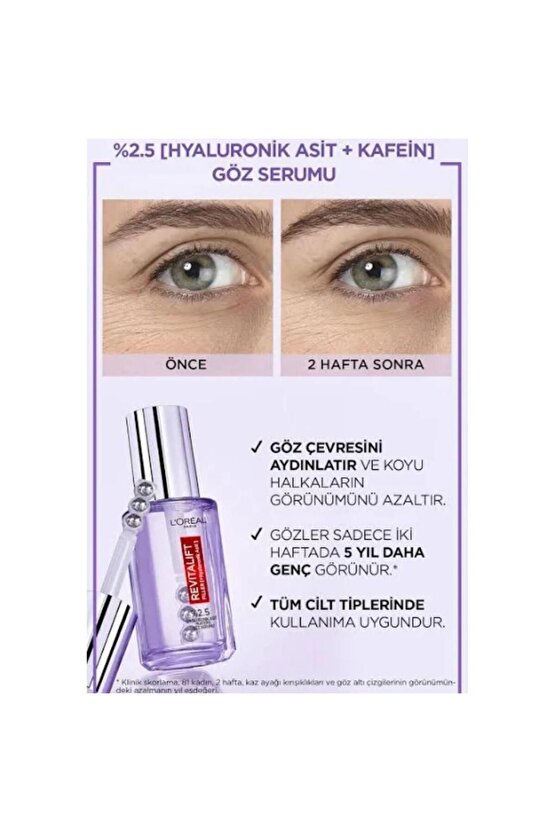 Loreal Paris Revitalift Filler Göz Serumu 20 Ml