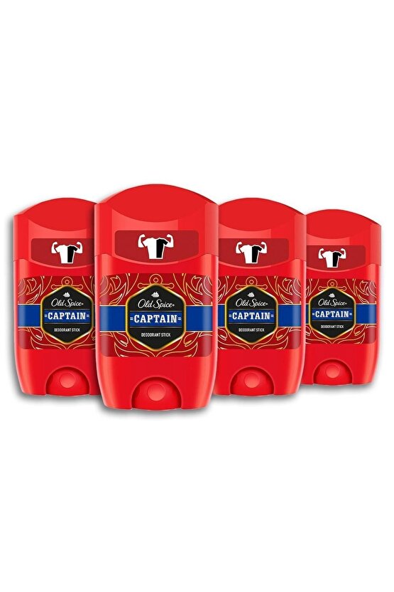 Captain Deodorant Stick 50 Ml - 4 Adet