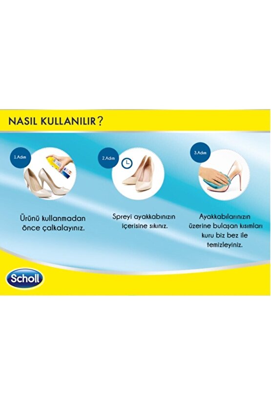 Koku Önleyici Ayakkabı Spreyi 150 ml - 24 Saat Etkili