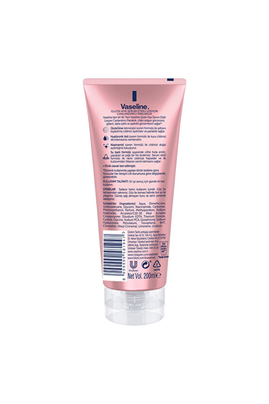 Gluta Hya Serum Etkili Losyon Canlandırıcı Parlaklık 200 ml