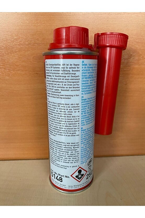 Lıquımoly Diesel Partikelfilter Schutz (5148) 250 ml Üt:2022