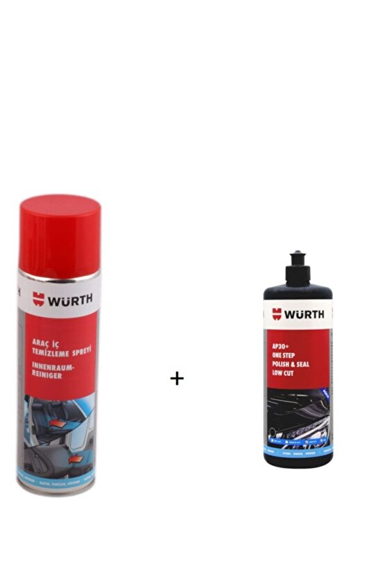 Araç Içi Temizleme Spreyi 500ml+mumlu Cila 1lt